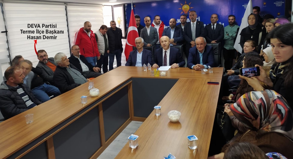 Ertan, Terme Belediye Başkanlığı'na Aday Adayı Oldu