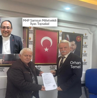 Ladik Ak Parti İlk Resmi Adayı MHP Vekilinin Abisi