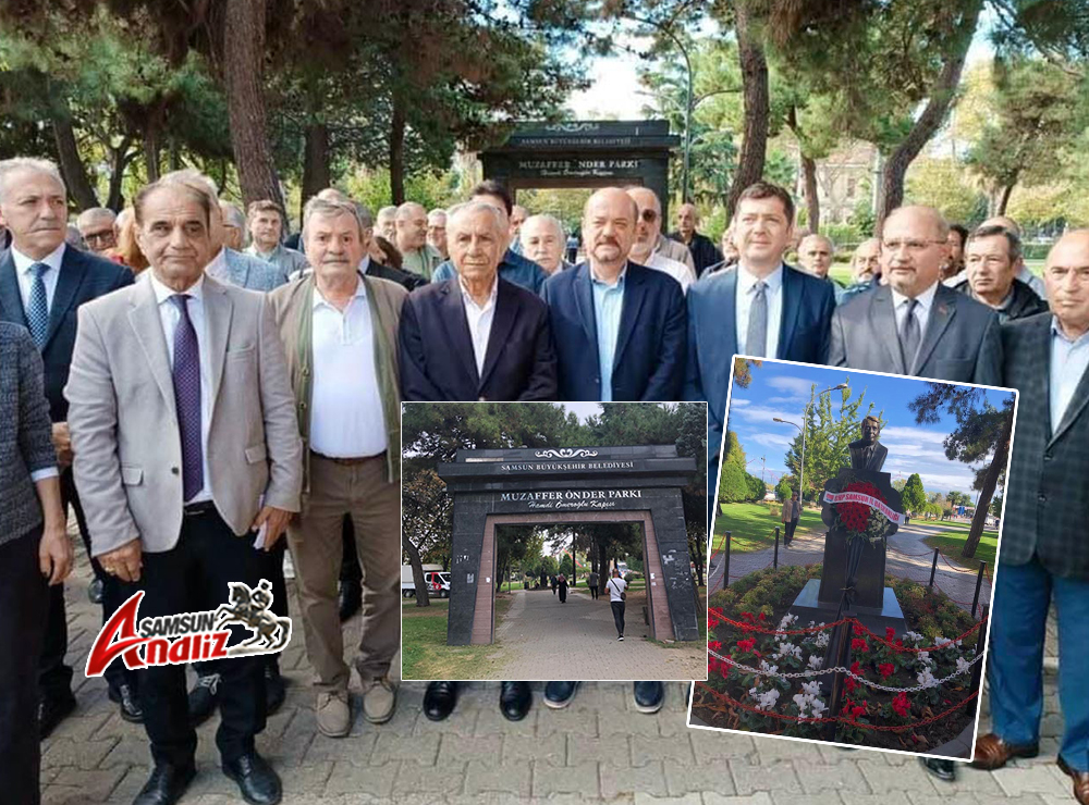Samsun'da Muzaffer Önder Unutulmadı