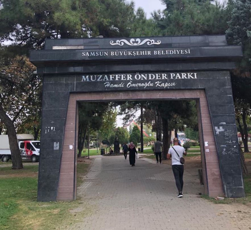 Samsun'daki Muzaffer Önder Parkı