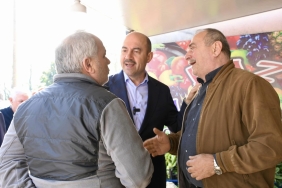 Terme Başkanı Kılıç, Esnafı Gezdi