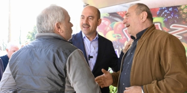 Terme Başkanı Kılıç, Esnafı Gezdi