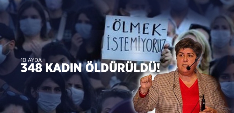 Türkiye'de Son 10 Ayda 348 Kadın Cinayeti İşlendi