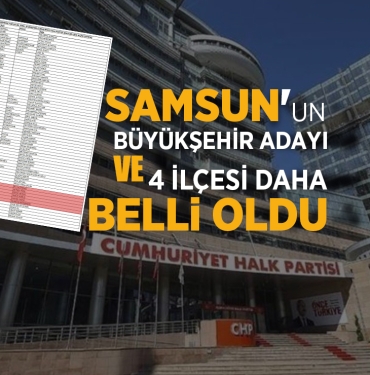 CHP, Atakum'u Bugün De Açıklamadı!