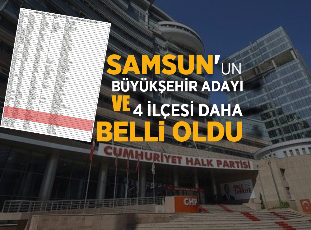 CHP, Atakum'u Bugün De Açıklamadı!
