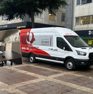 Mobil Göç Noktası Aracı Samsun'da