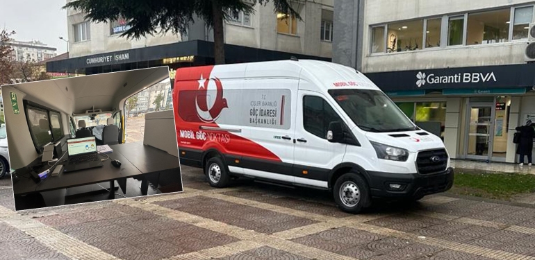 Mobil Göç Noktası Aracı Samsun’da