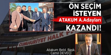 Atakum ve İlkadım Adayları Ön Seçim İle Belirlenecek