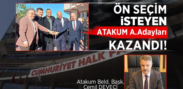 Atakum ve İlkadım Adayları Ön Seçim İle Belirlenecek