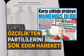 CHP'li Özçelik'ten Partililerini Şok Eden Hareket