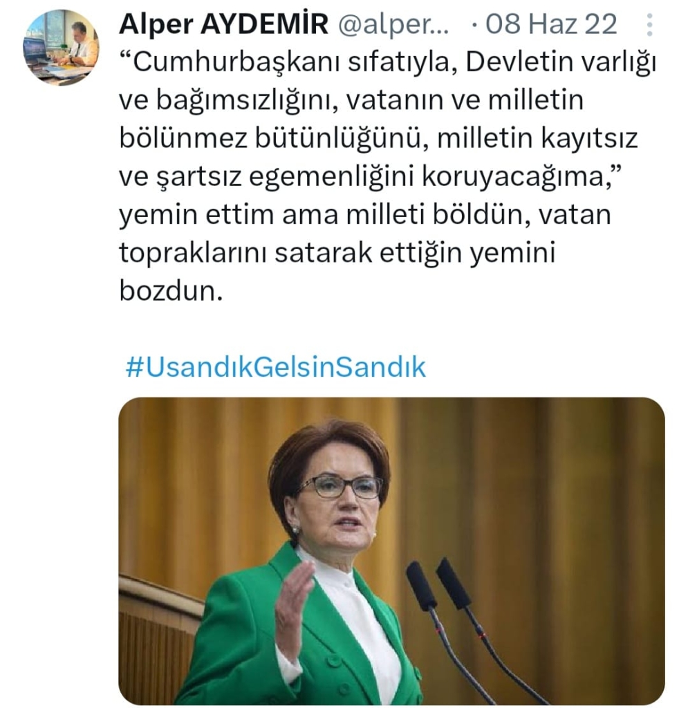Dün İYİydiler Bugün Ak Parti'deler