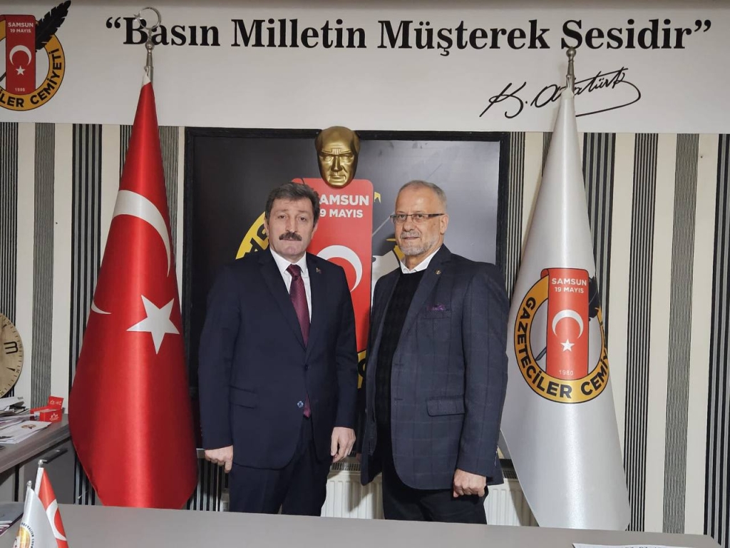 Vali Tavlı'dan 19 Mayıs Gazeteciler Cemiyeti'ne Ziyareti