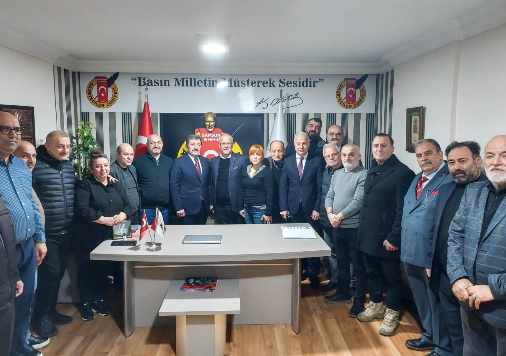 Vali Tavlı'dan 19 Mayıs Gazeteciler Cemiyeti'ne Ziyaret
