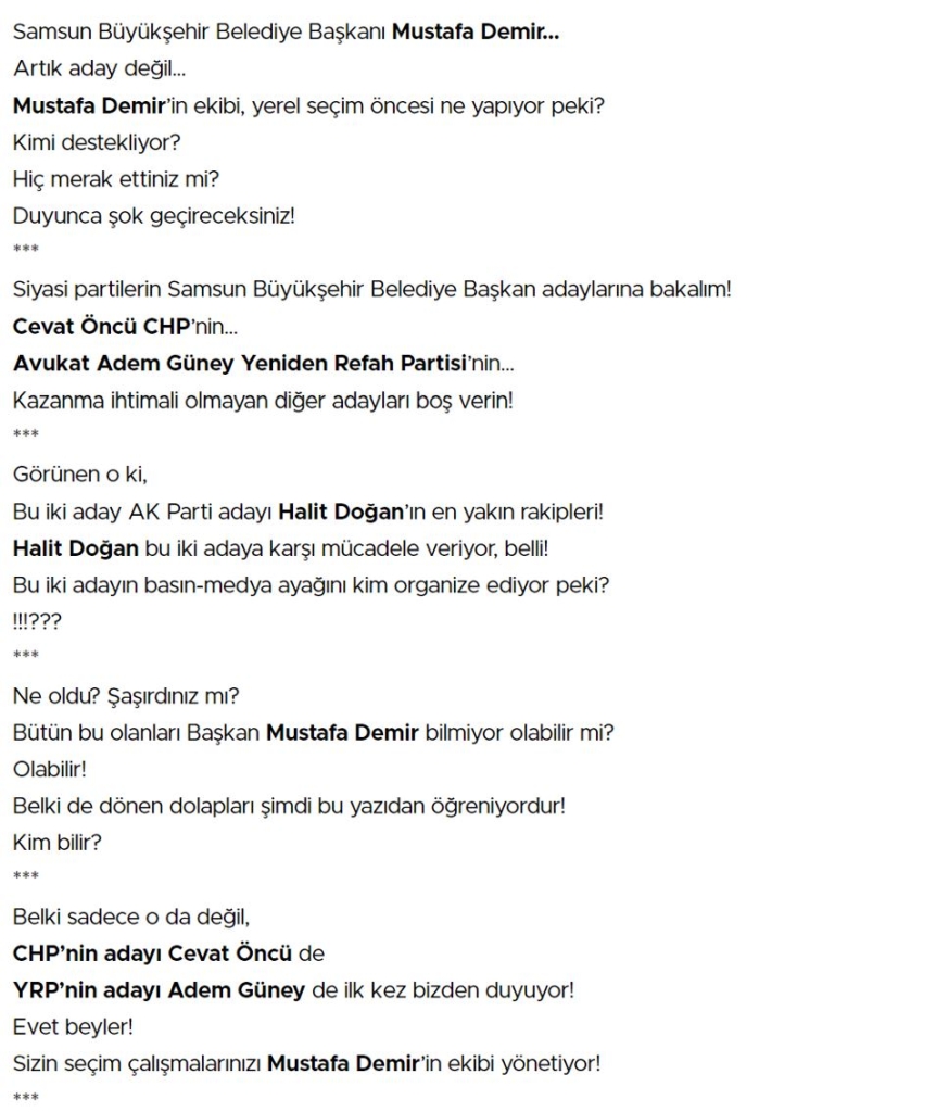 Mustafa Demir'in Ekibi Kime Çalışıyor?