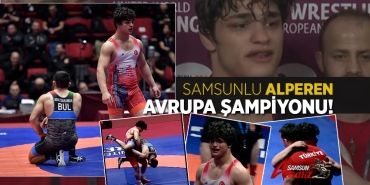 Samsunlu Milli Sporcu Alperen Berber Avrupa Şampiyonu Oldu