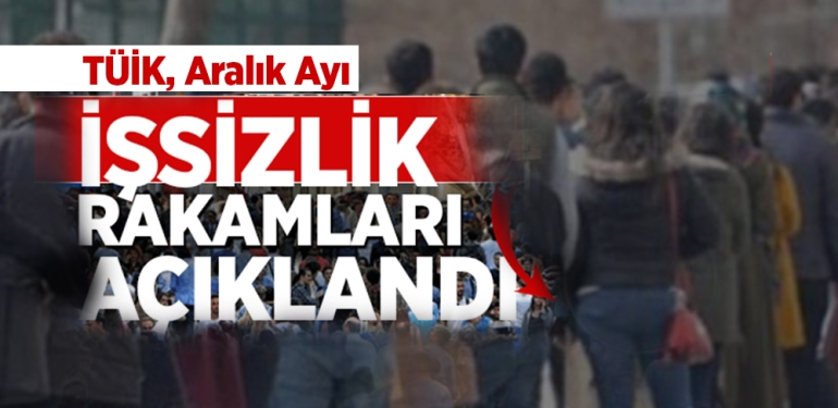Aralık Ayı İşsizlik Rakamları