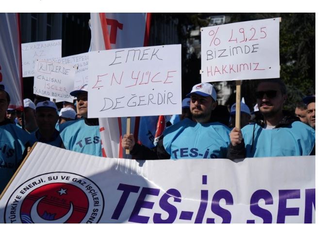 Enerji'nin Emekçileri Haklarını Arıyor