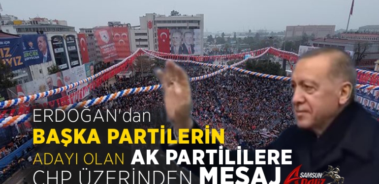 Recep Tayyip Erdoğan'ın Samsun Mitingi