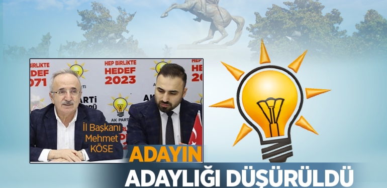 Samsun’da O İlçenin Adayının Adaylığı Düştü