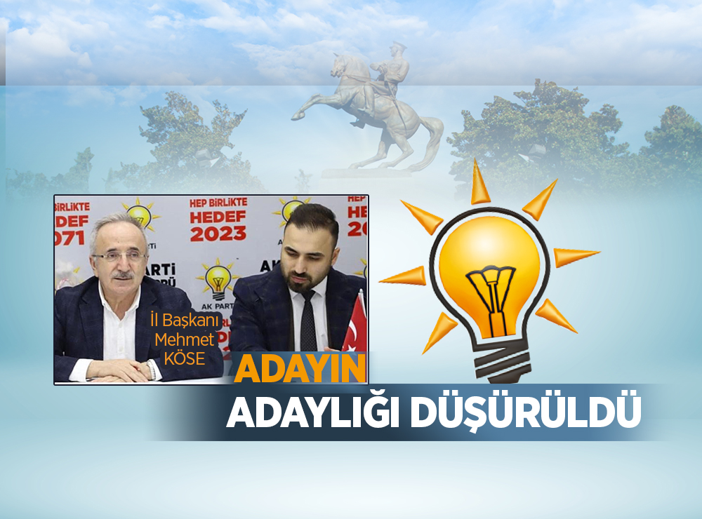 Samsun'da O İlçenin Adayının Adaylığı Düştü