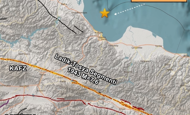 Samsun’da Deprem!