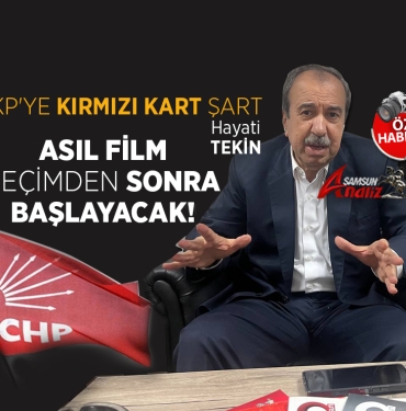 Hayati Tekin: "Seçimden sonra ülke bambaşka olacak!"