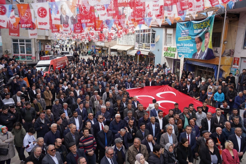 MHP'ye Asarcık'ta Coşkulu Karşılama