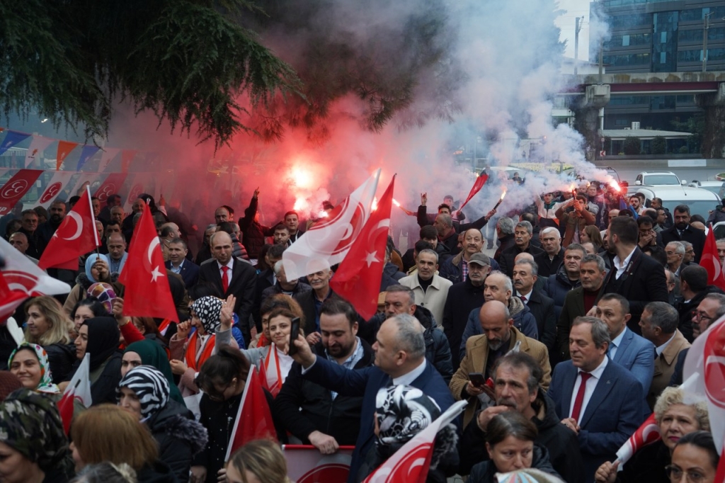 Samsun'da Cumhur İttifakı'ndan Coşkulu SİM Açılışı