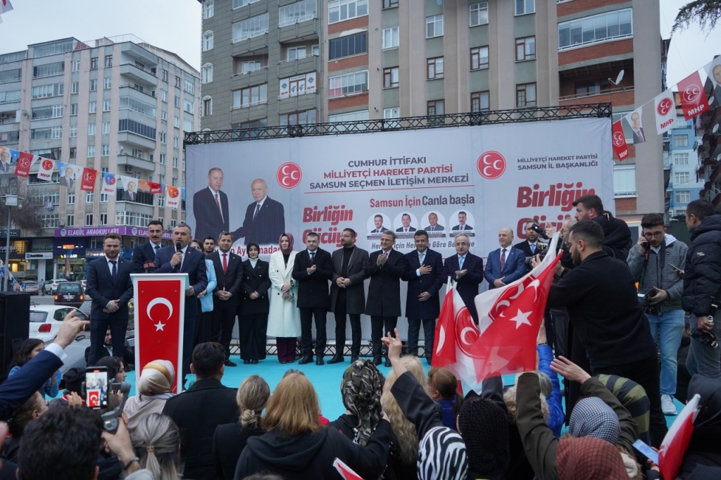 Samsun'da Cumhur İttifakı'ndan Coşkulu SİM Açılışı