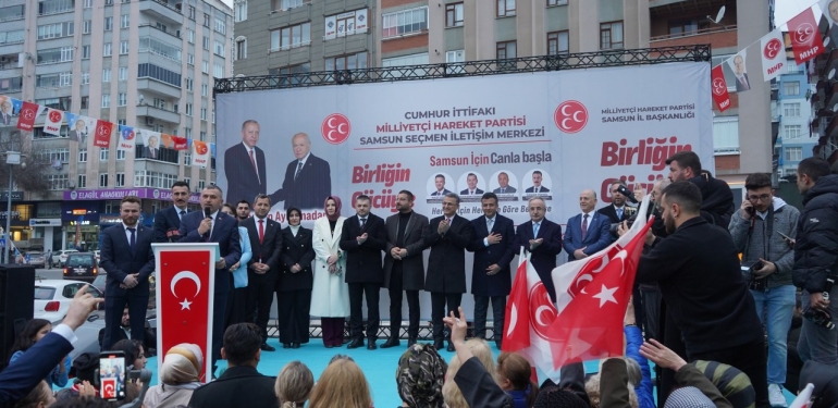 Samsun’da Cumhur İttifakı’ndan Coşkulu SİM Açılışı