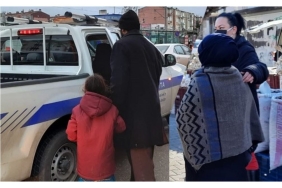 Samsun'da Dilencilere Operasyon