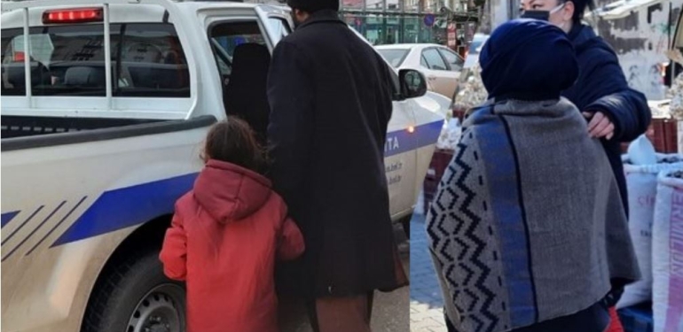 Samsun’da Dilencilere Operasyon