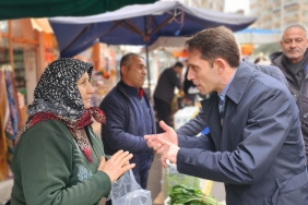 Mustafa Yeşilyurt, Pazar Esnafının Derdini Dinledi
