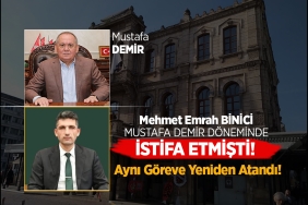 Mustafa Demir Döneminde İstifa Etmişti Yeniden Atandı