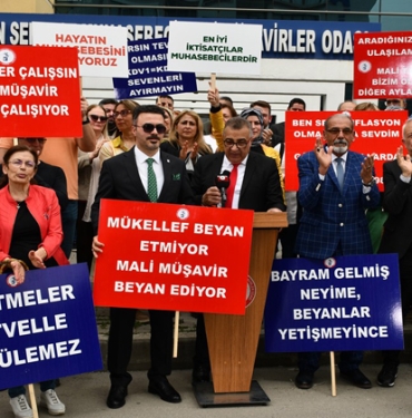 Samsun'da Muhasebeciler Eylemde