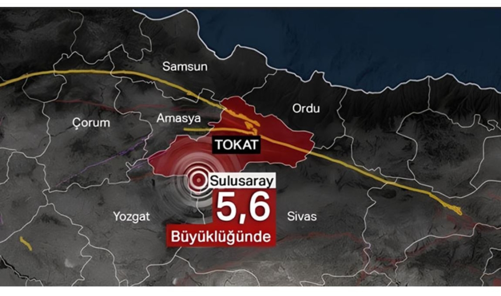 Tokat'taki Deprem Samsun'da da Hissedildi