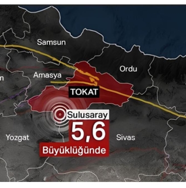 Tokat'taki Deprem Samsun'da da Hissedildi