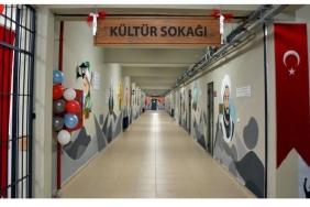 Çocuk Ceza İnfaz Kurumu'nda 'Kültür Sokağı' Açıldı