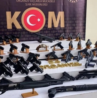 Samsun Dahil 77 ilde Bin 877 Silah Ele Geçirildi