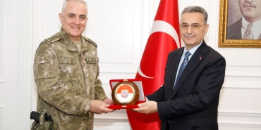 Samsun Garnizon Komutanı Alâ'dan Kurnaz'a Ziyaret