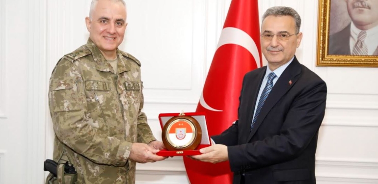 Samsun Garnizon Komutanı Alâ’dan Kurnaz’a Ziyaret