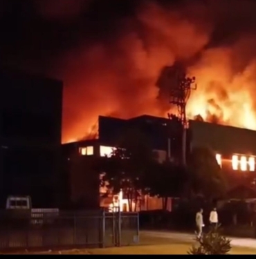 Samsun OSB'de Fabrika Yangını