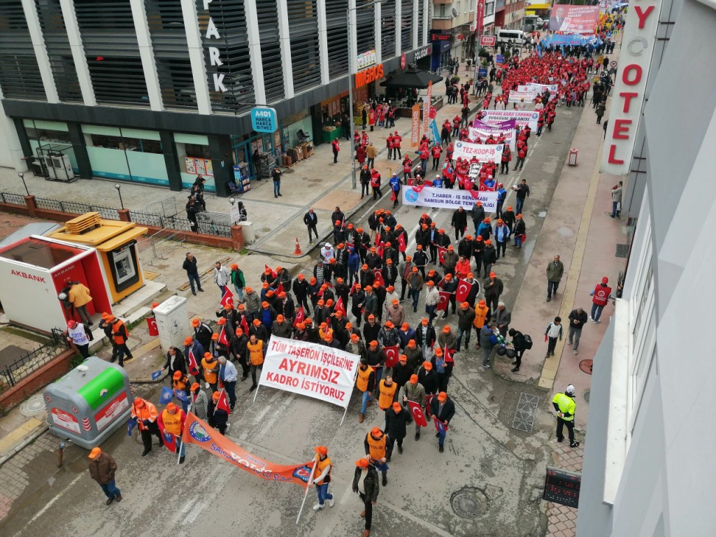 Samsun'da 1 Mayıs İşçinin Bayramı