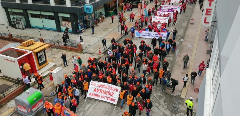 Samsun’da 1 Mayıs İşçinin Bayramı