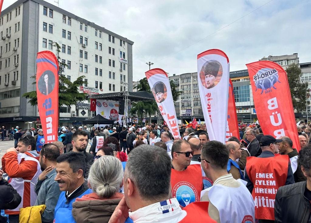 Samsun'da 1 Mayıs Kutlaması