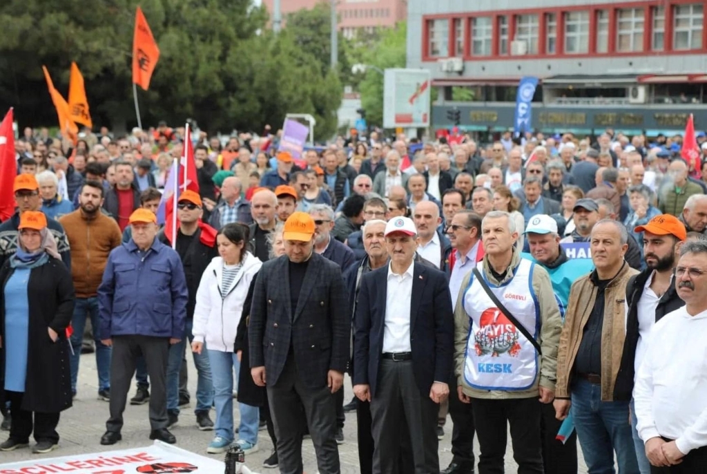 Samsun'da 1 Mayıs Kutlaması