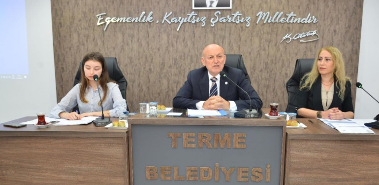 Terme Belediye Meclisi Mayıs Toplantısını Yaptı