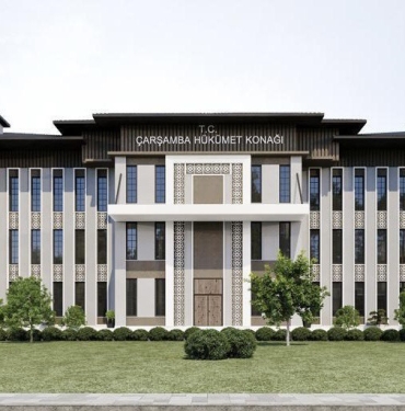 Çarşamba'nın Yeni Hükümet Konağı Mühürlendi
