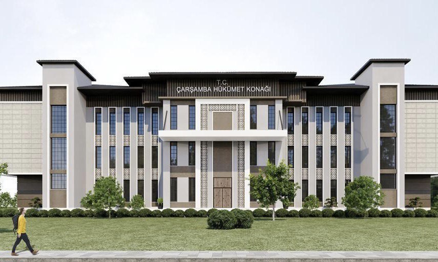 Çarşamba'nın Yeni Hükümet Konağı Mühürlendi