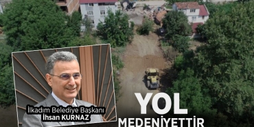 İlkadım Belediyesi Yol Çalışmalarına Devam Ediyor